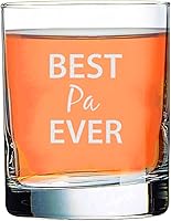 Vista 269 de Best PoPo Ever - Vaso de whisky Bourbon Old Fashsioned de 10.5 onzas grabadas con láser, vasos de cóctel transparentes grabados con grabado a mano