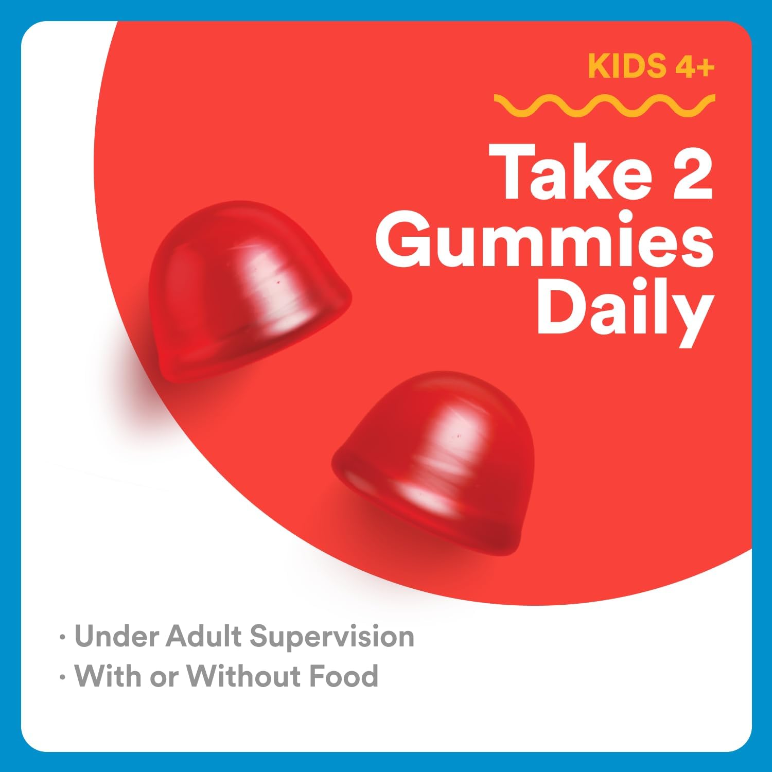 SmartyPants Kids Zero Sugar Multivitamin Gummies: Omega-3, Vitamins D, C, A, Plant-Based, Gluten Free, Strawberry Banana Flavor, 60 Count (30 Day Supply) - Image 8