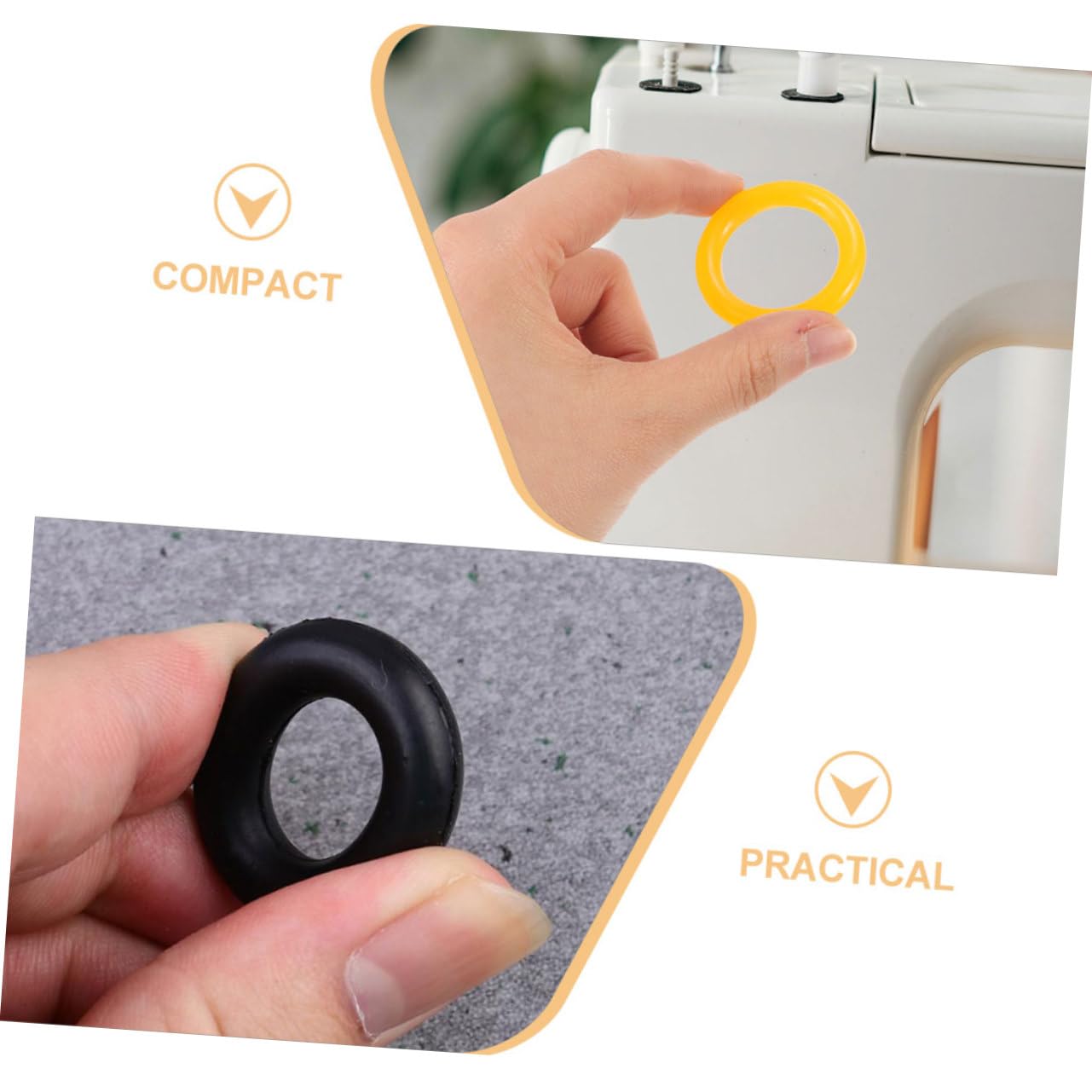 Angoily Lot De 2 Anneaux En Caoutchouc Pour Bobine De Bobine, Pièces De