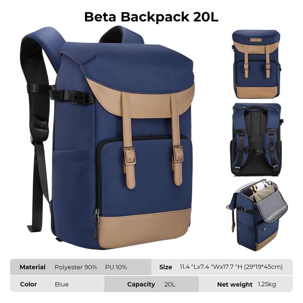 Borsa Reflex Zaino fotografico for viaggi all'aperto, escursionismo, fotografia, borsa 20L