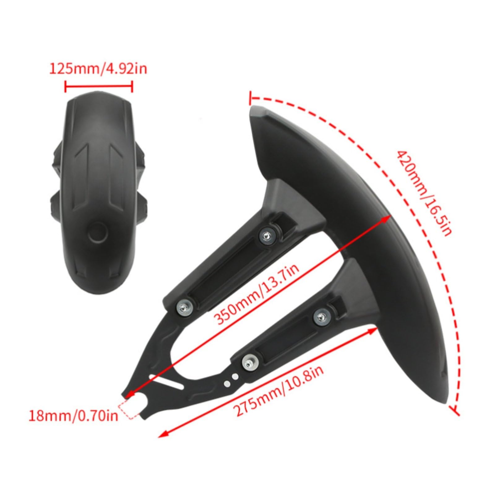 Amazon | FytStycale バイク用リアフェンダー 汎用タイプ 後輪