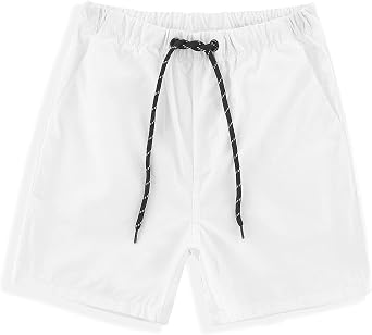Toddler Boys Shorts Cotton Shorts with Drawstring Casual Elastic Waist Shorts for Boys or Girls 2-7 Years