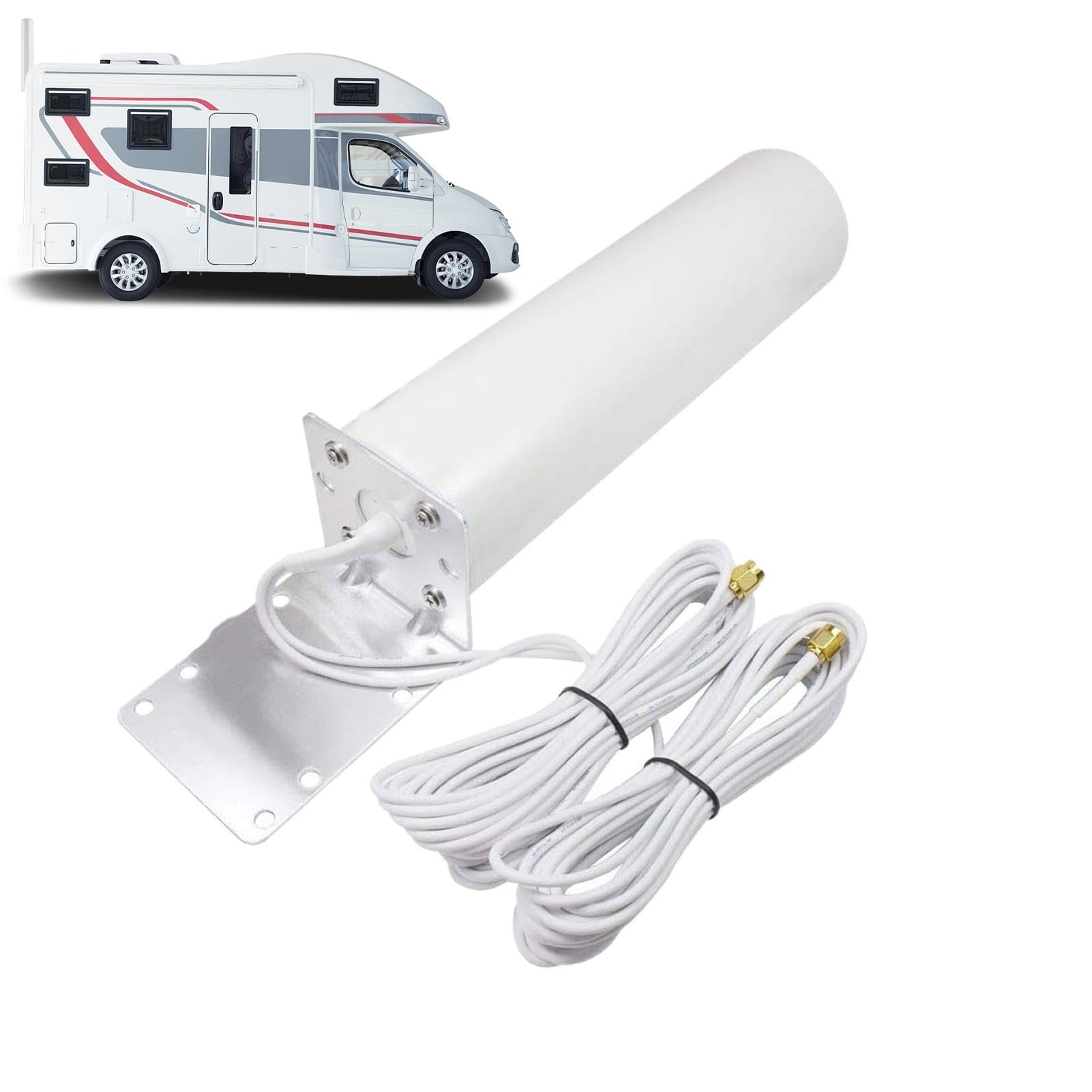 Generic Extensor WIFI para exteriores - Amplificador de señal resistente al agua con largo alcance - Ideal para jardín, garaje y más