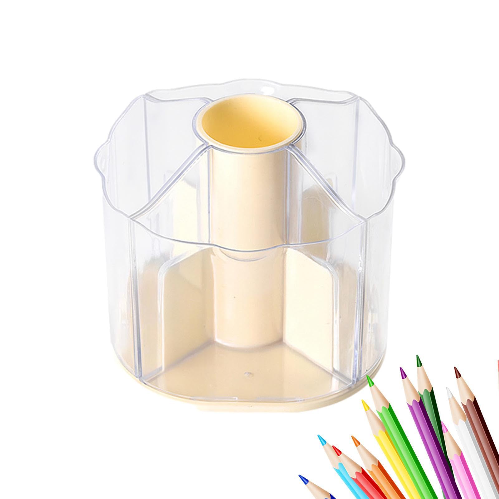 Porta cosmetici, girevole a 360 gradi, grande capacità, organizer per cosmetici, organizer per trucchi, 5 scomparti per cosmetici, smalto per unghie, forniture artistiche