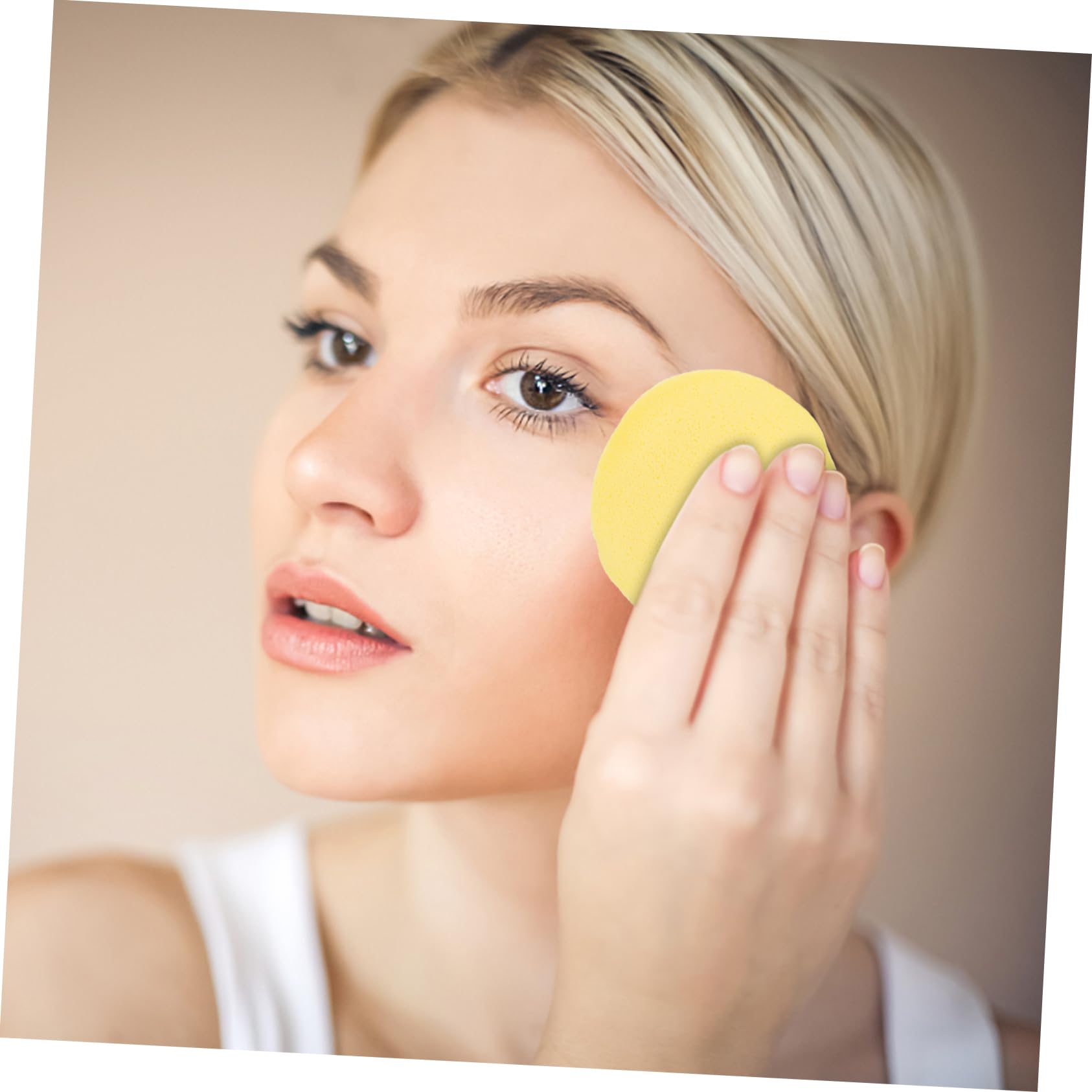 Ipetboom 60Pcs Pva Compressed Facial Cleansing Sponges for Skin Care Travel Friendly Makeup Pads Easy to Clean and for Daily Use for Home Go