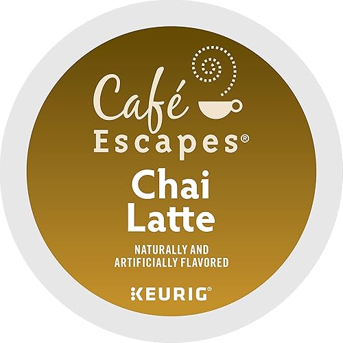 Miniatura 7 de Café Escapes Chai Latte, Cápsulas K-Cup de una sola porción, 60 unidades