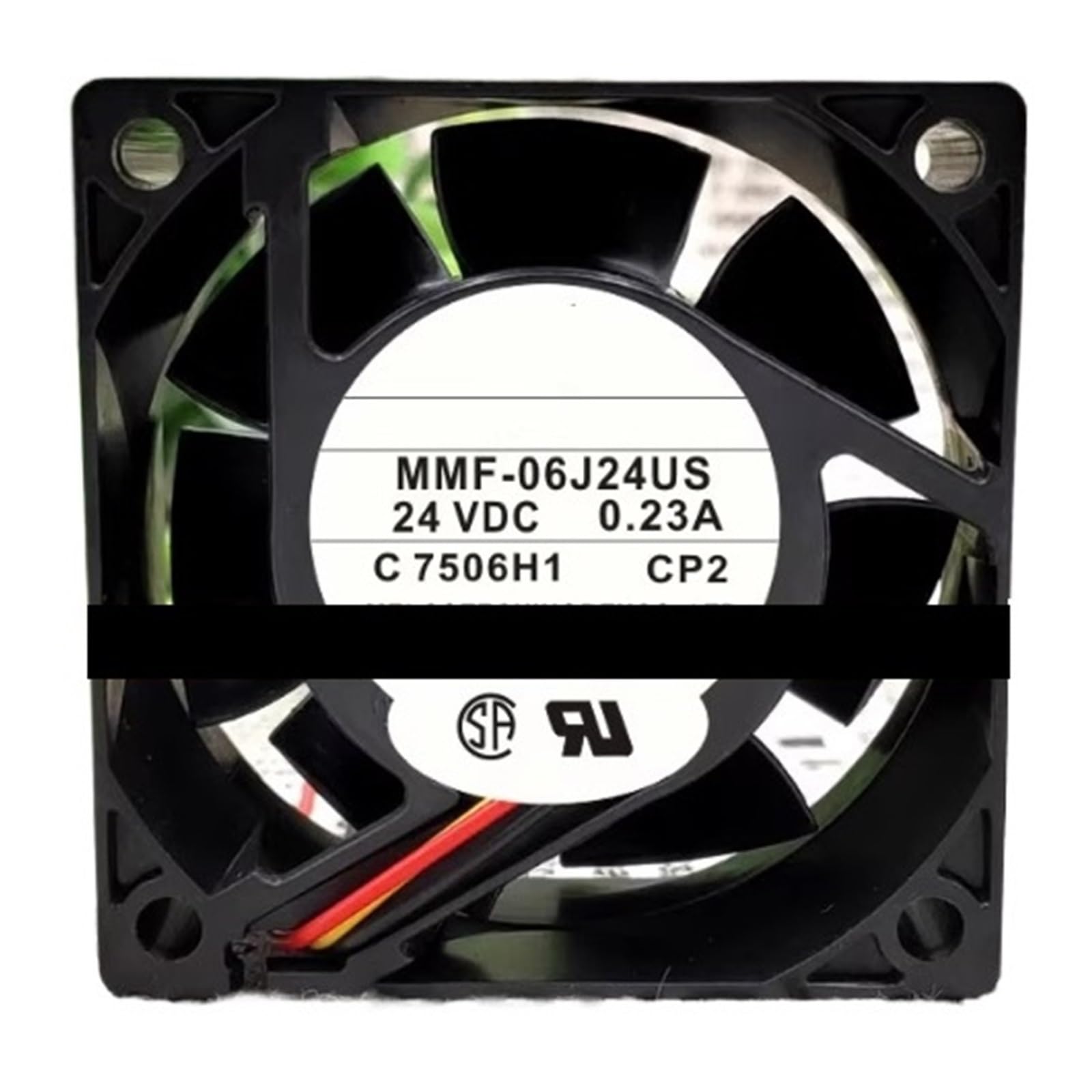 YMUGUEGH D7118H11 MMF-06J24US CP2 DC24V 0.23A 3-Wire Cooling Fan 6025