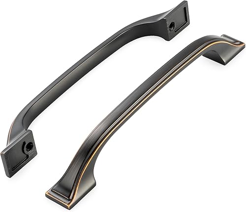 Miniatura 14 de KOOFIZO - Paquete de 10 tiradores de gabinete de cocina de latón antiguo de 3 pulgadas, manijas vintage de gabinete de latón, herrajes de gabinete