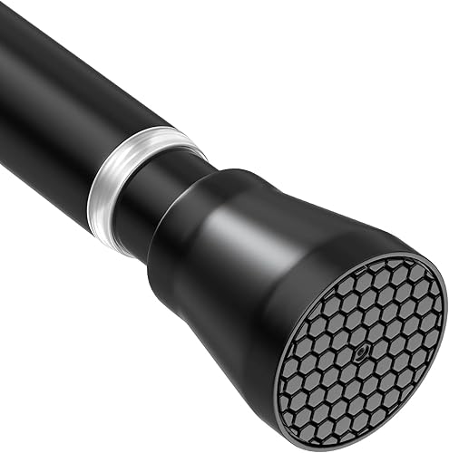 Miniatura 12 de AIZESI Barra de Cortina de Tensión Ajustable con Resorte para Ventanas de 28 a 48 Pulgadas, Sin Perforación, Diámetro de 7/8", Barra de Cortina