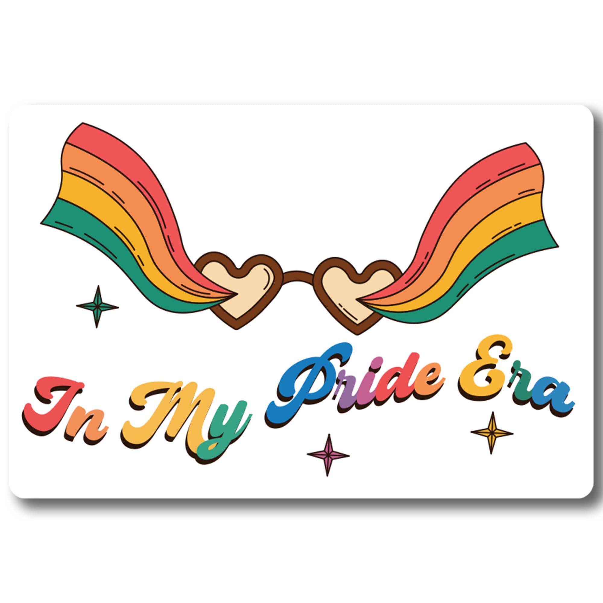 Magnet Me Up LGBTQ Pride Magnet 6"x4" - I’m in My Pride Era Rainbow Gay Pride Equality Car Magnetic Decal - Waterproof UV Resistant Automotive Magnet for Car Truck Fridge Locker - Made in USA