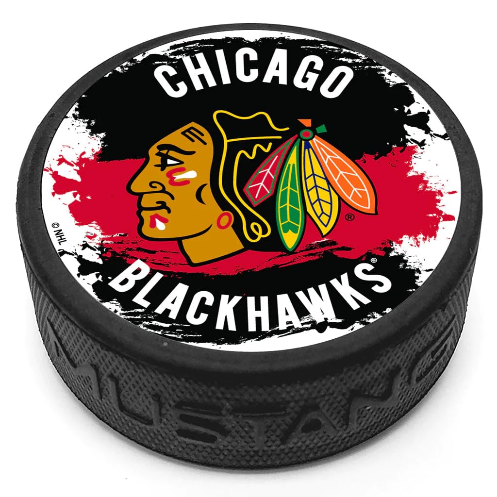 Sports Decor Splash Puck (Chicago Blackhawks)