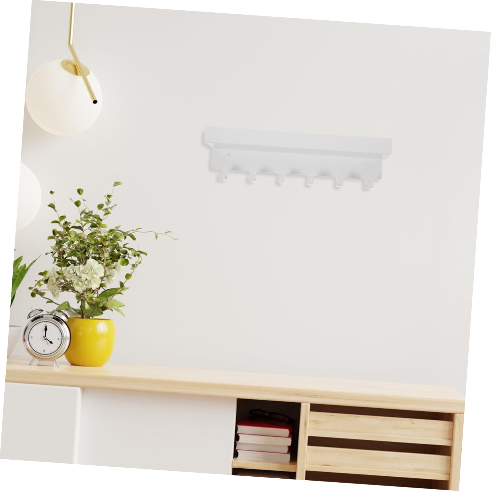 BCOATH Shelf to Hang Medals Wall Mount Medal Holder Easy to Install for Home Decor