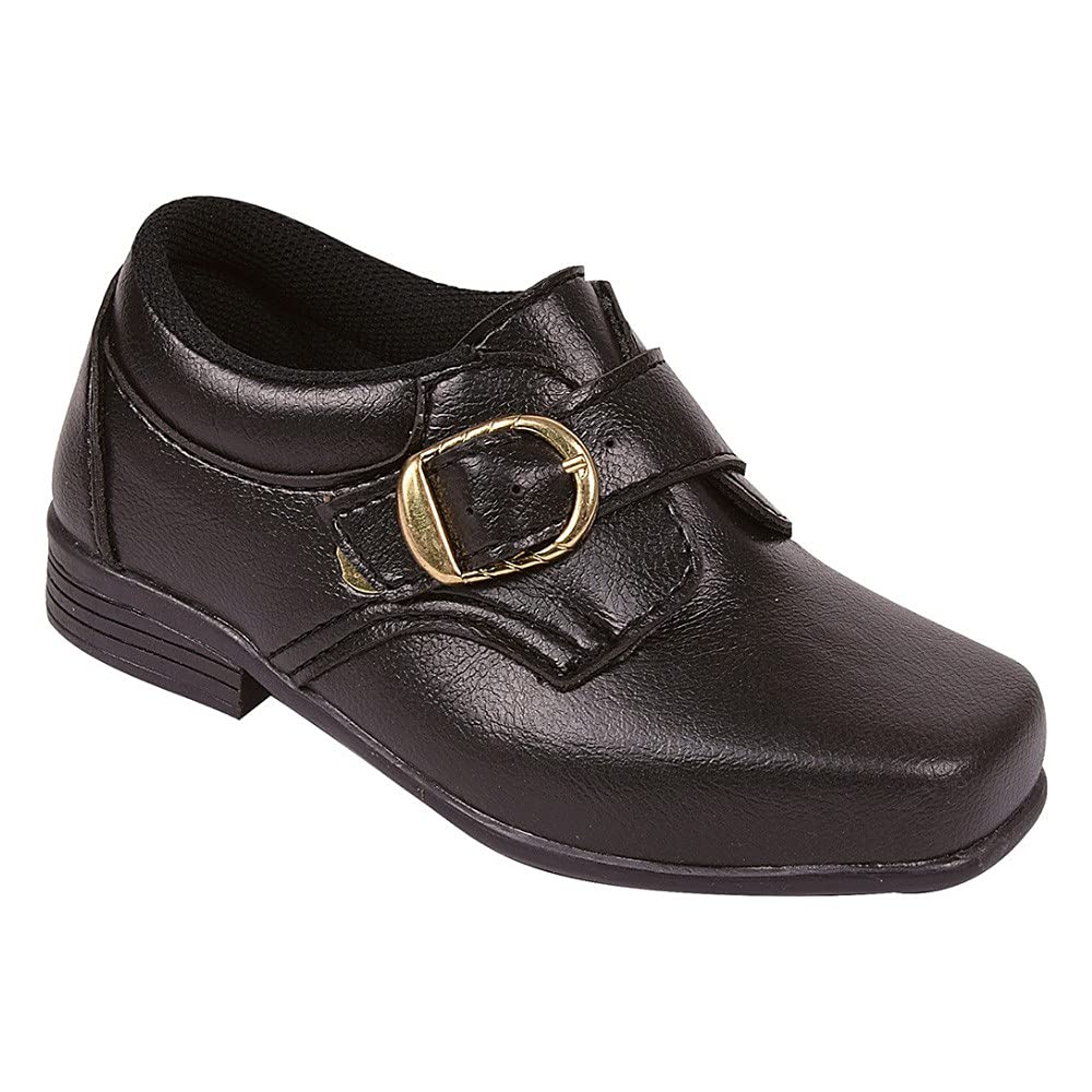 Sapato Social Infantil Menino Fivela Preto em promoção! Veja a oferta e mais achadinhos de Sapatos Infantis 2 Hoje é o melhor dia para comprar Sapato Social Infantil Menino Fivela Preto com aquele preço maroto! Promoção! Aproveite a oferta! 2