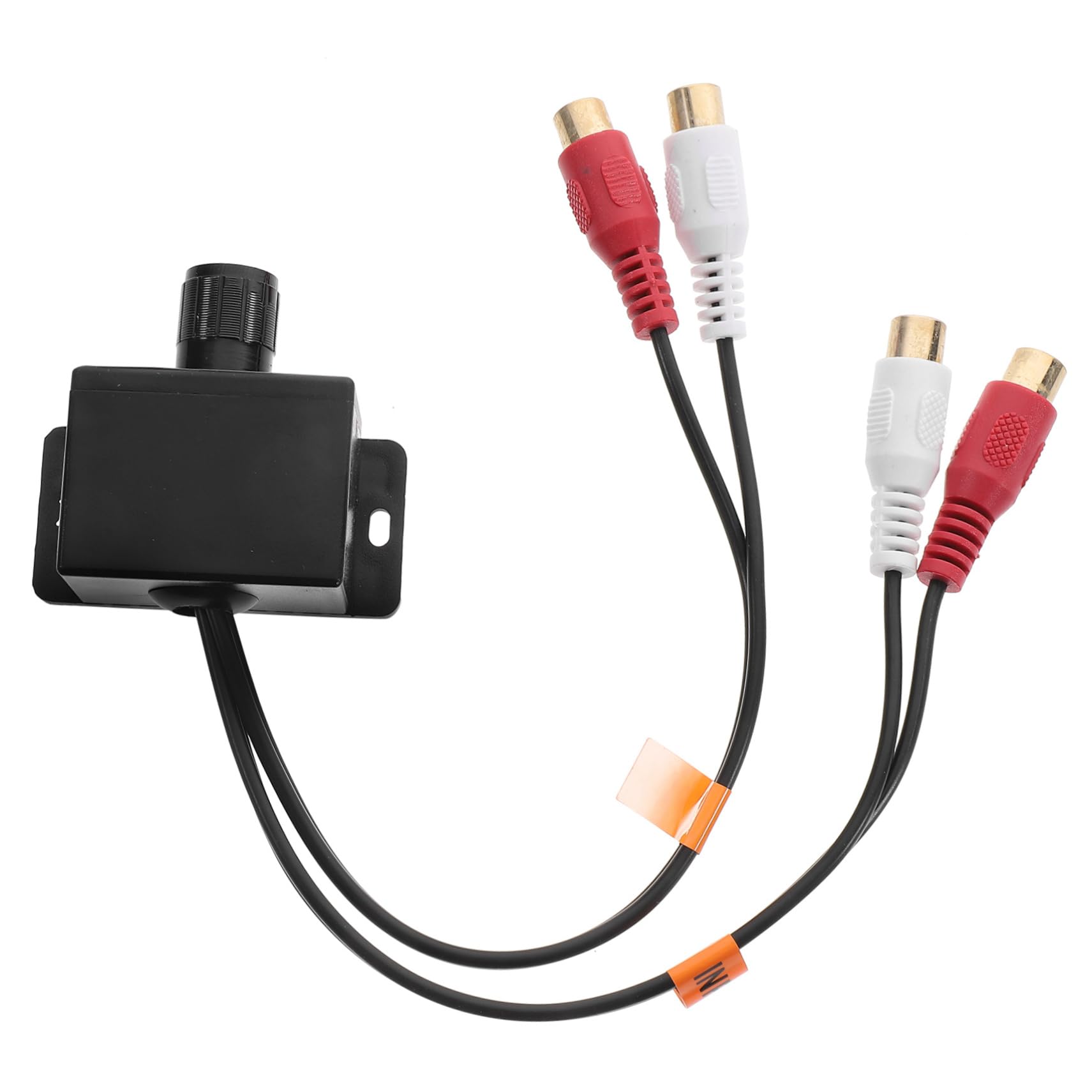 Amazon.com: Mikinona Bass Knob RCA Audio Adapter for Car