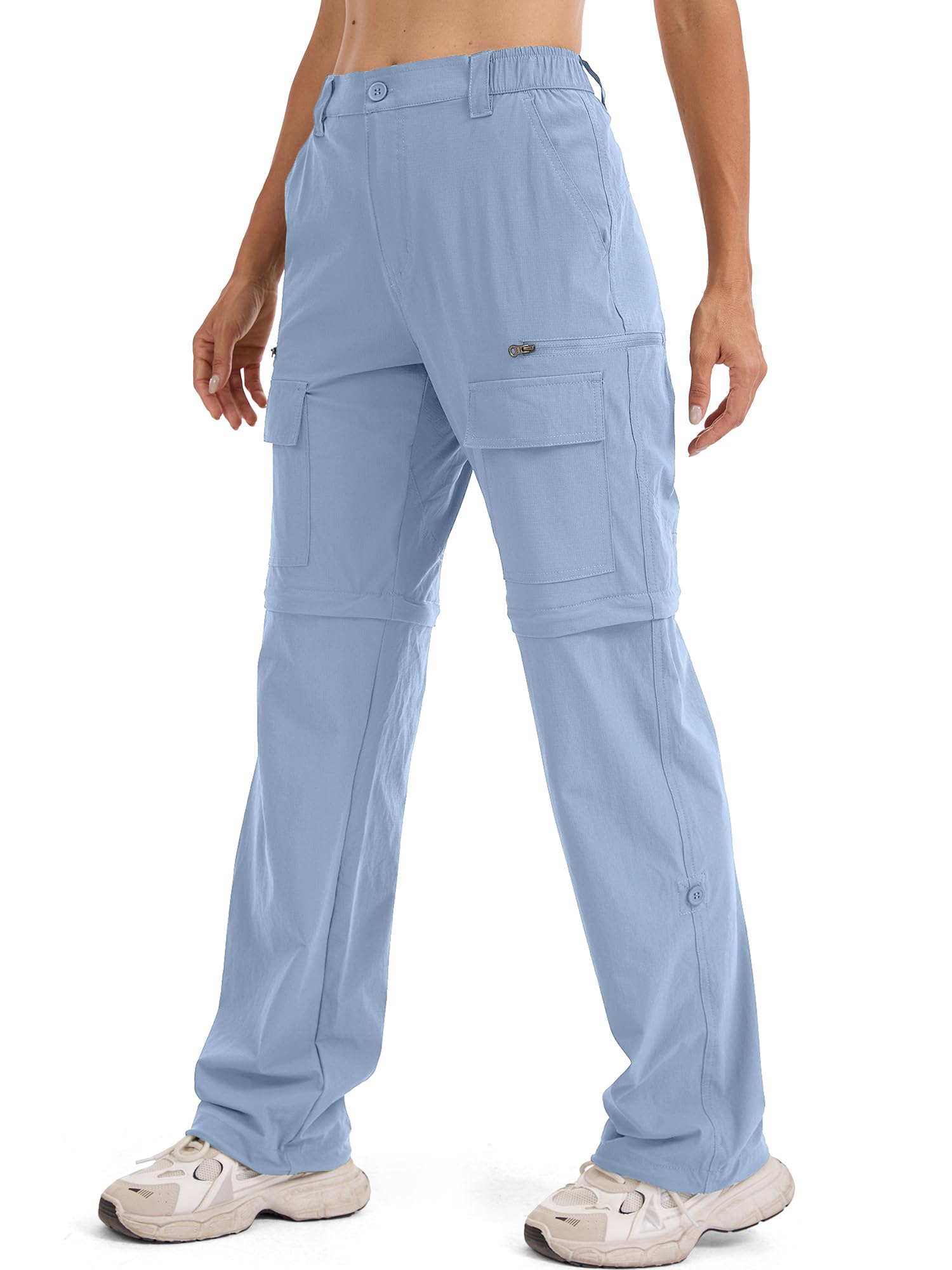 Women's Convertible Hiking Pants, Quick Dry Zip-Off Cargo Pants | Lightweight stretch UPF…