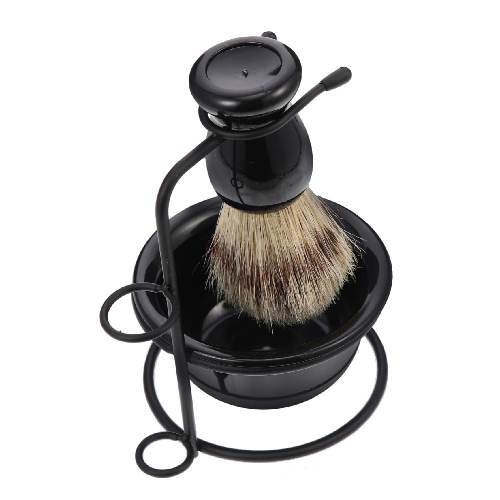 WOFASHPURET 1 Set Wear Resistant Shaving Bowl with Convenient Shave Brush for All Beard Smooth Inner Wall for Easy Foaming Shaving Supply for Home Use