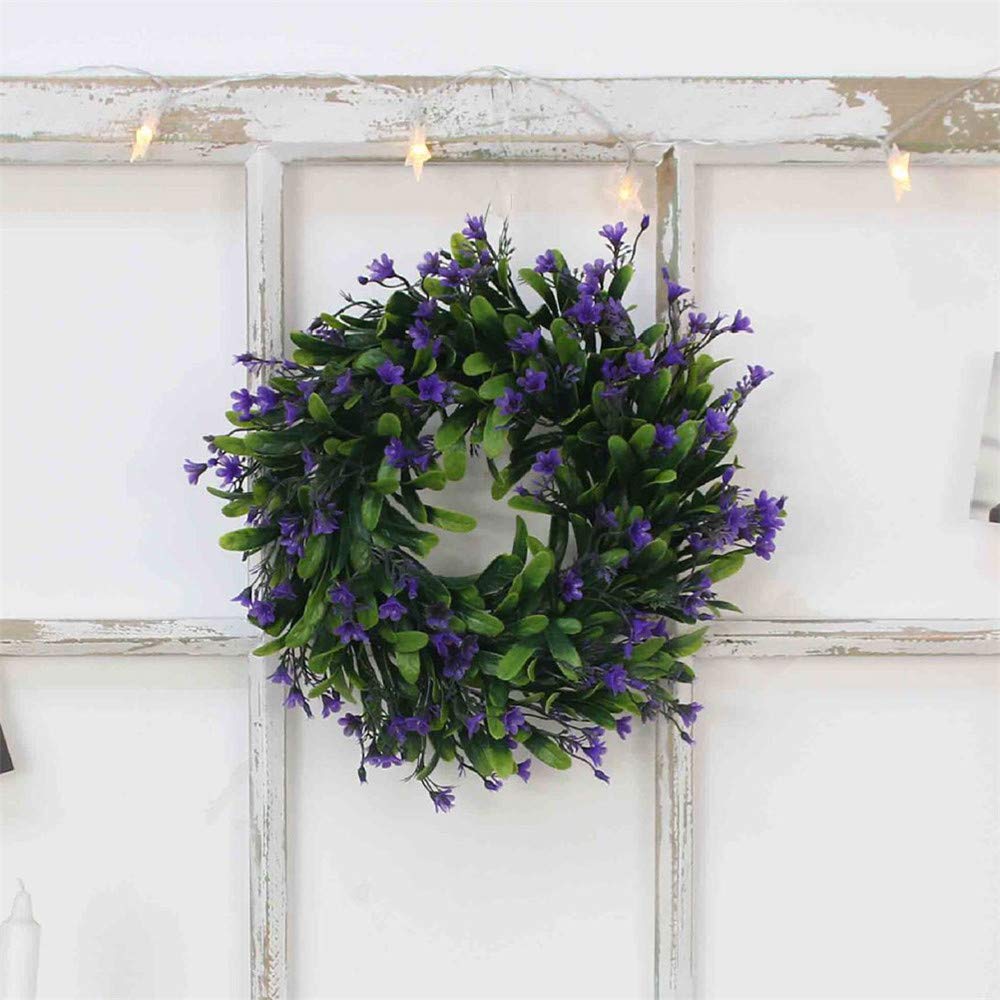 Guirlande De Noël Festival Porte Mur Ornement en Plastique Guirlande Guirlande Décoration Murale pour La Fête De Noël Maison Porte 33cm