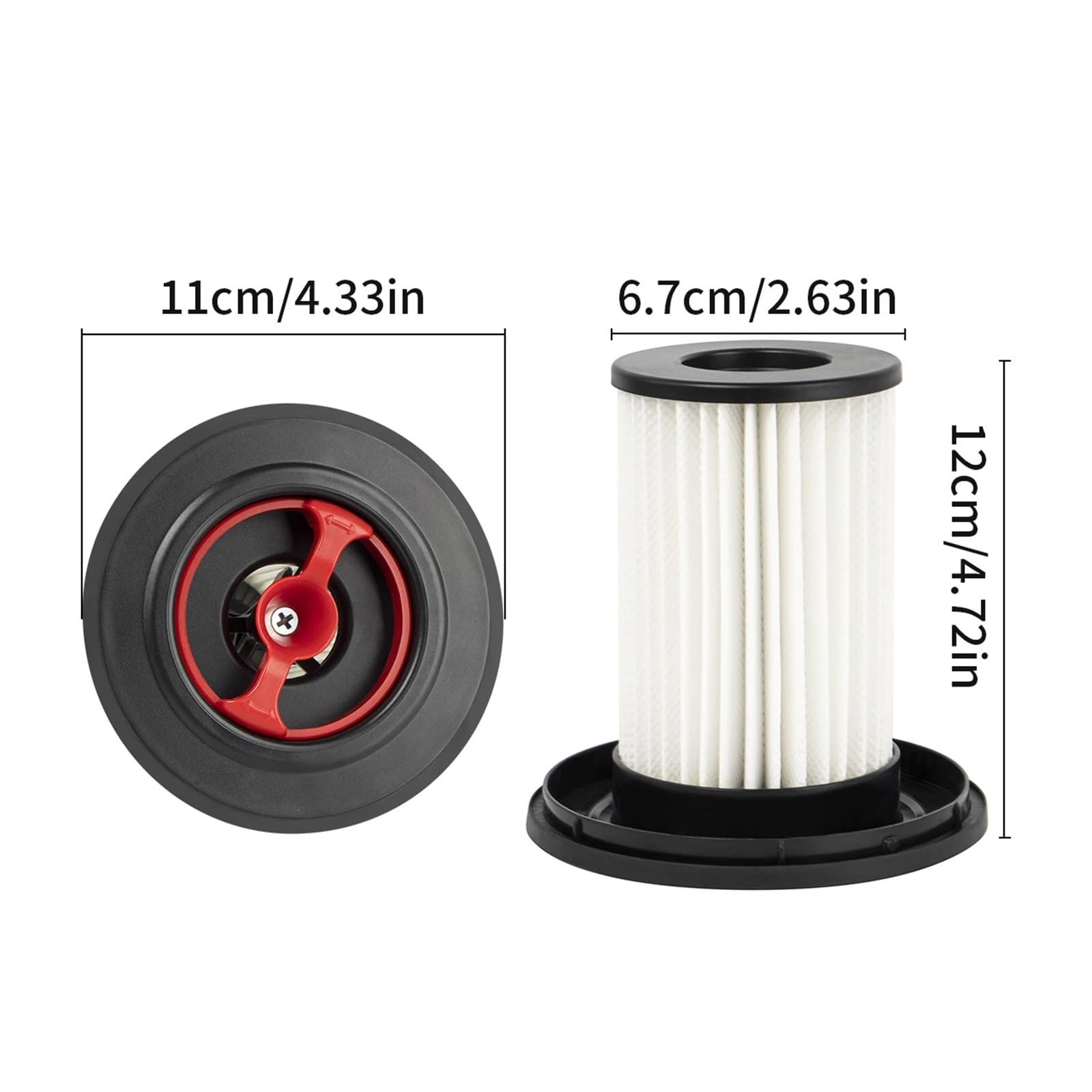 HEPA-Filter-Ersatz, Kompatibel Mit Bosch Unlimited Gen2 Serie 8 Akku-Staubsauger(4pcs)