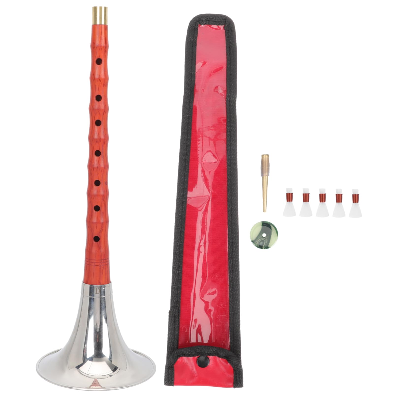 VICASKY Beginner-friendly Wooden National Instrument for Practice and Play Random