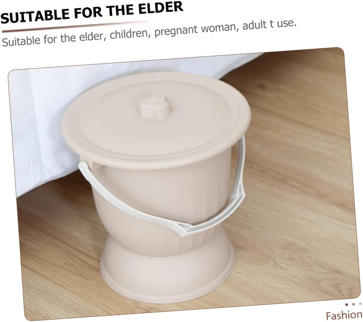 SECFOU Adult Urinal Pail Pot Sealed Lid Portable Urinal Bottle Spittoon Lid Boys and Girls Urine Pot Easy to Clean for Bedroom