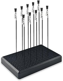 ABEST 10 Pcs Alligator Clip Sticks with Base Model Holder for Airbrush Hobby Model Parts Models Assemble