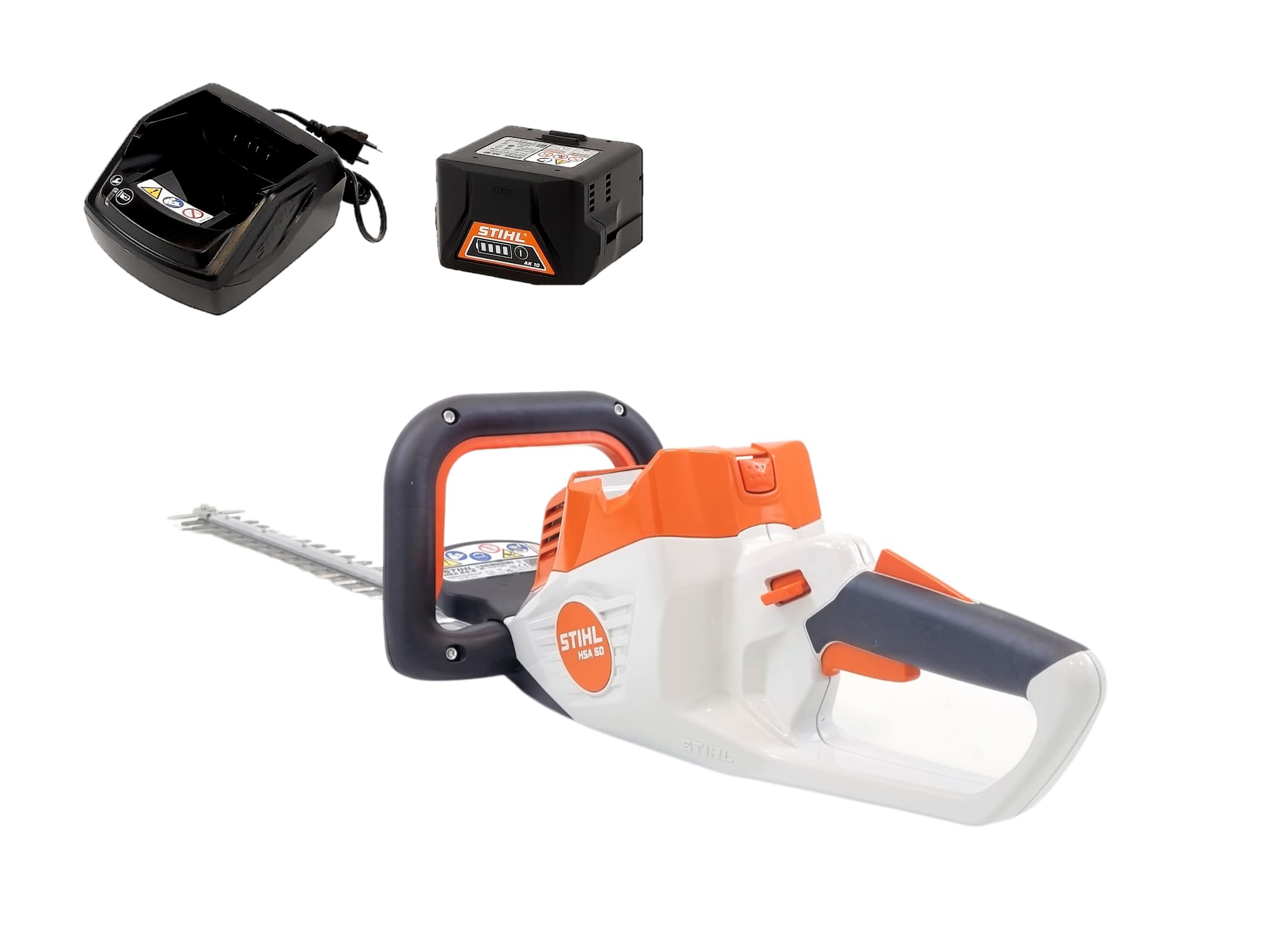 STIHL Cortasetos a batería HSA 50 – Incluye 1 batería AK10 y 1 cargador AL101