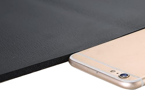 Miniatura 5 de NATGAI Esponja de neopreno con lámina de goma de espuma adhesiva de 1/4 pulgadas de grosor x 12 pulgadas de ancho x 54 pulgadas de largo, cortado a