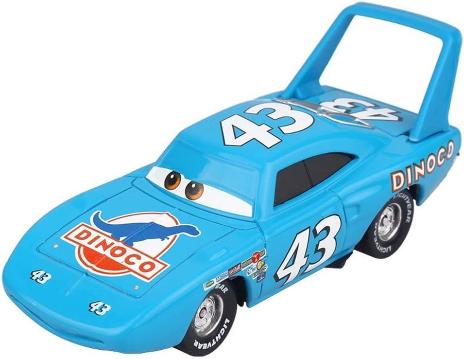 Hannaier Cars, Lightning McQueen car Toy 1:55 die-Casting car Metal Alloy boy Kid Toy (The King) Small