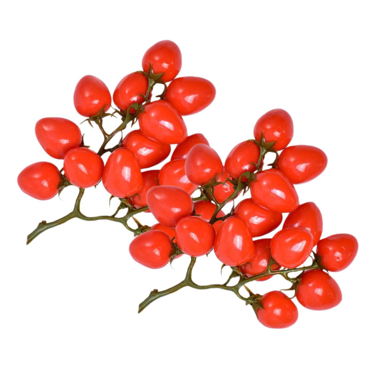 Alipis 10 STK Nachahmung Tomate Partydekoration Mit Früchten Künstliche Tomaten Realistische Tomaten Zeigen Sie Gemüse-Requisiten An Simulationsfrucht Realistisches Gemüse Rot Schaum