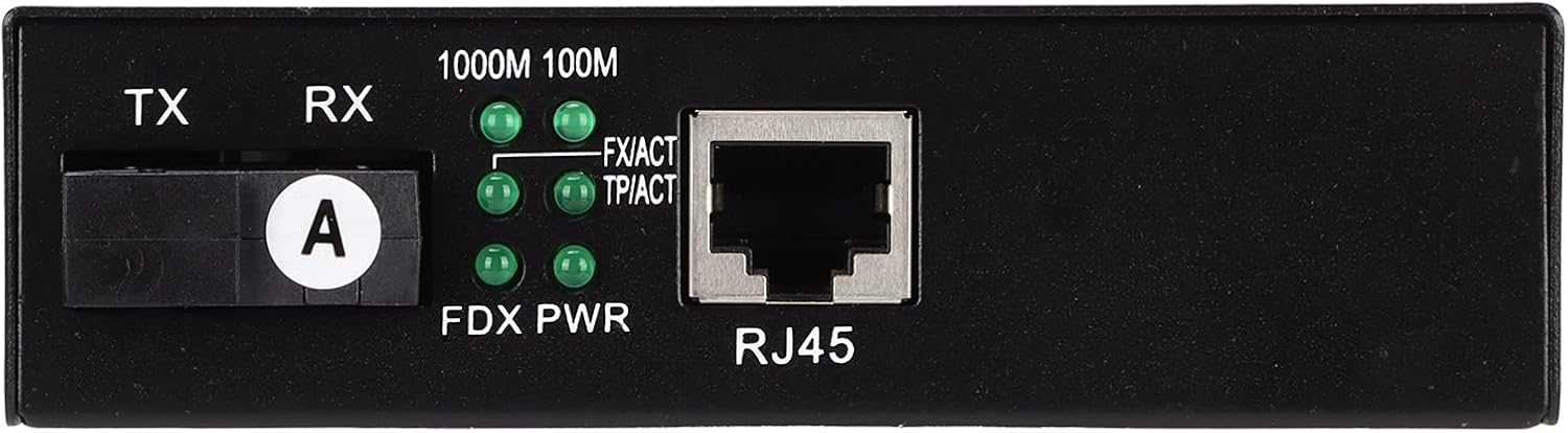 Optical Fiber Router,TBC-MC3612NS20A Optical Fiber Transceiver Gigabit Single Mode Single Fiber 20KM/SC/1310NM Optical Fiber Media Converter(US)