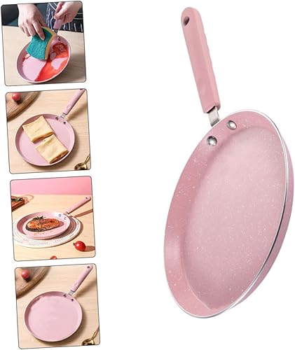 Miniatura 5 de BESTYASH Sartén médica de aluminio antiadherente portátil para crepes, huevos y panqueques, utensilios de cocina domésticos con diseño de asa, fácil