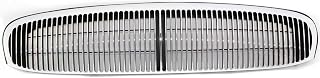 Grille Assembly for BUICK PARK AVENUE 97-04 Plastic Chrome Shell/Ptd-Black Insert Base Model