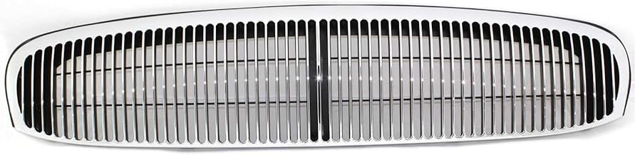 Garage-Pro Grille Assembly for BUICK PARK AVENUE 97-04 Plastic Chrome Shell/Ptd-Black Insert Base Model