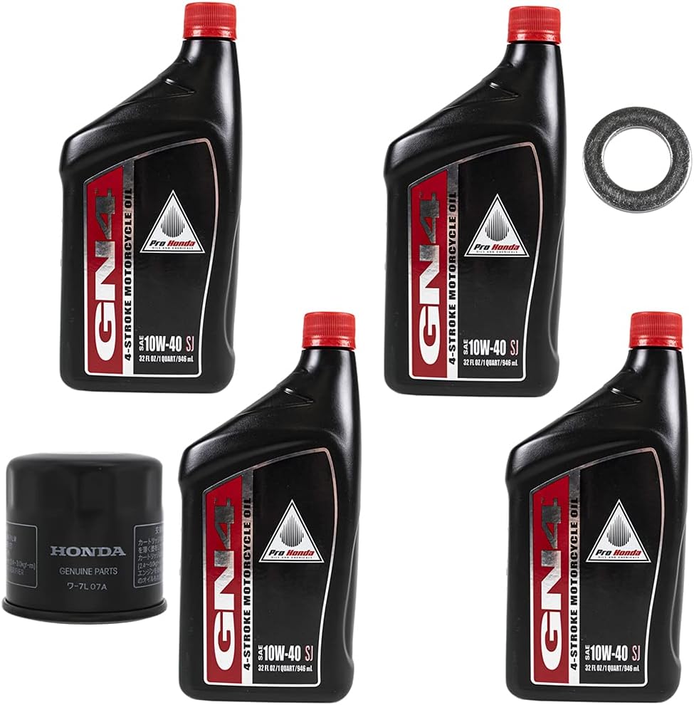 2002-2005 Honda VTX 1300 C R S, VTX1800 1 2 3 C F N R S OEM Oil Change Kit