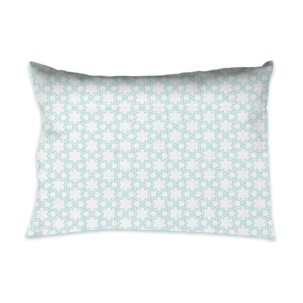 Bacati - 3 Piece Girls Toddler Bed Sheet Set Includes Fitted Sheet, Top Sheet, and Pillow Case 100% Cotton Muslin(Aqua Floral)