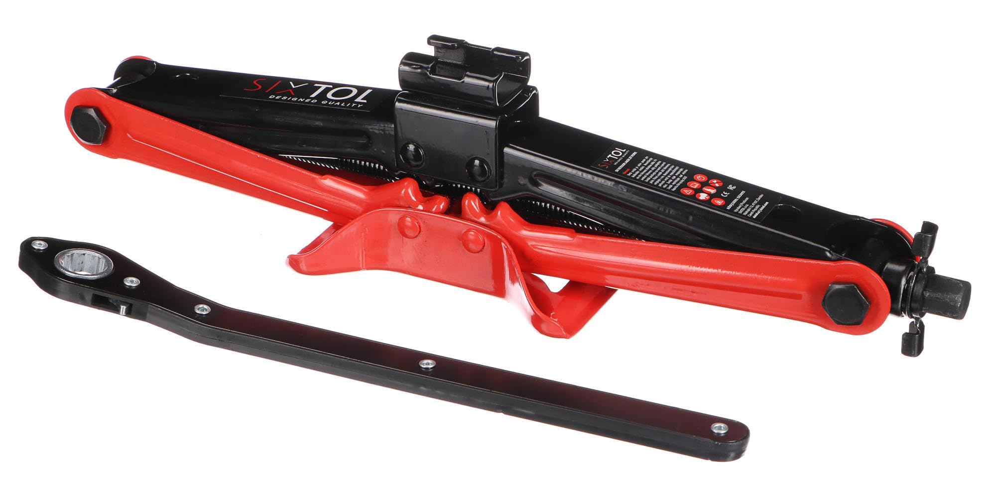 SIXTOL SX Scissor Jack Fork 2T | Gato de Tijera con trinquete | 100-417 mm