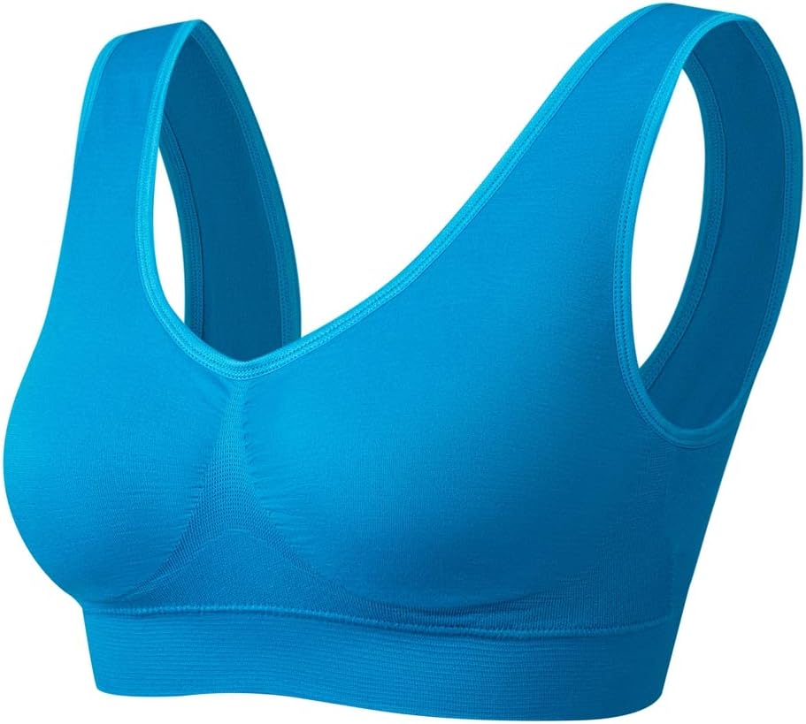 Women's Seamless Wire-Free Bra with Removable Pads - Image 3