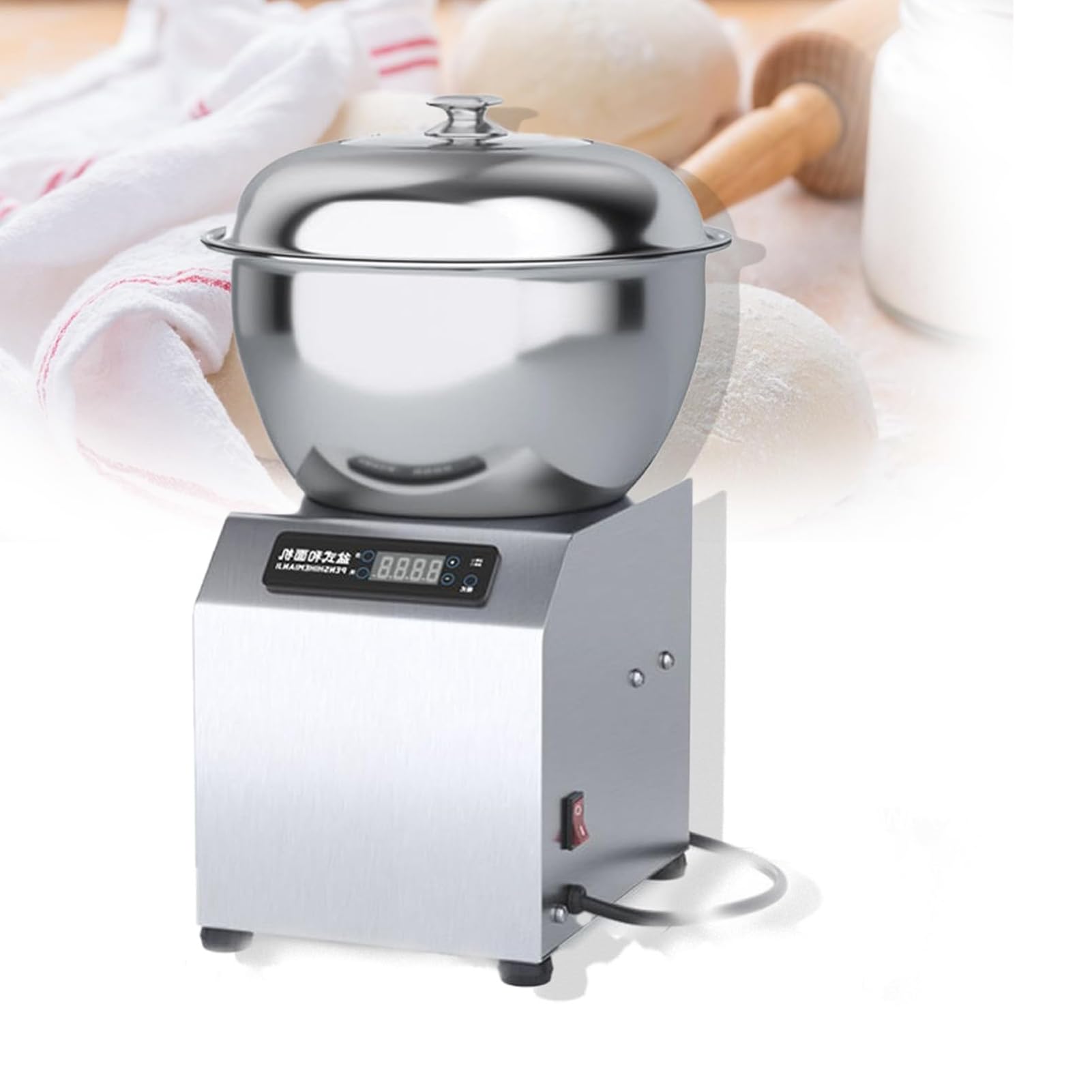 Amazon | 2200w スパイラルドゥミキサー 5kg/8kg容量 業務用ピザ生地