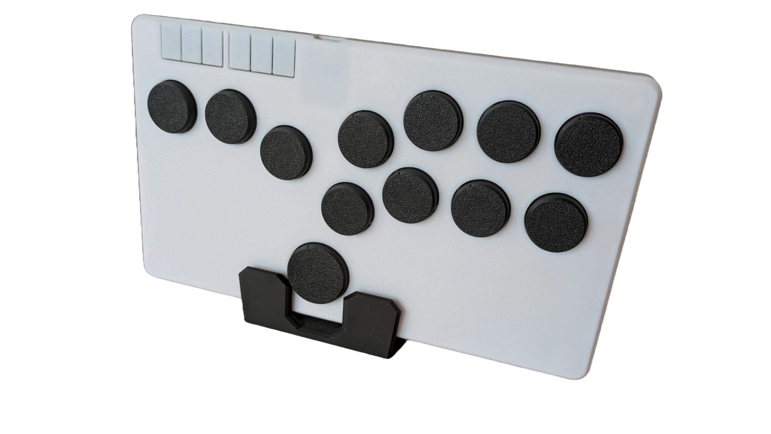 w1spArcade w1spBox Classic Kontroler Leverless do Bijatyk, Ręcznie Robiony Arcade Stick All-Button do Gier na PC i Konsole