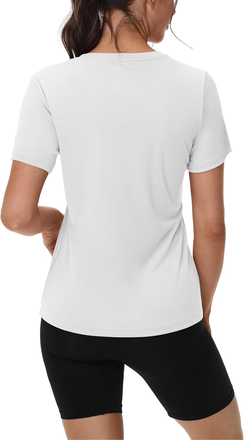 Cavva Womens Tshirt Moisture Wicking Exercise Short Sleeve Shirts Running Workout Athletic Top UPF 50+ Rush Guard - Image 5