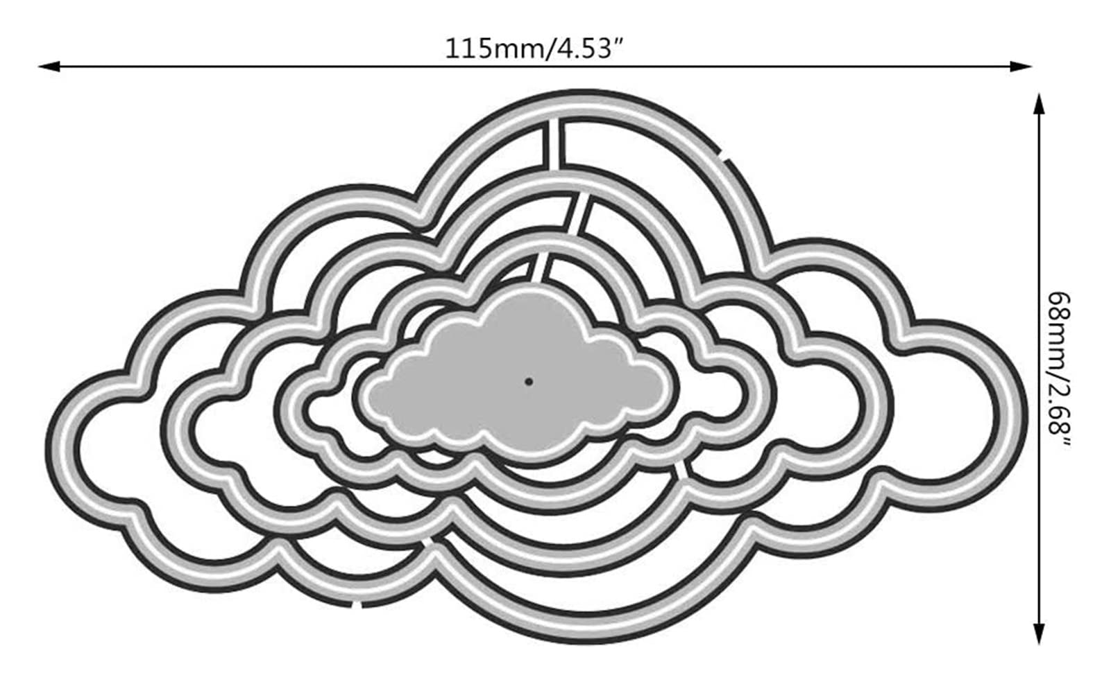 Plantillas de corte para álbumes de recortes, troqueles de corte para manualidades, troqueles de corte de metal para manualidades, tarjetas, álbumes de recortes