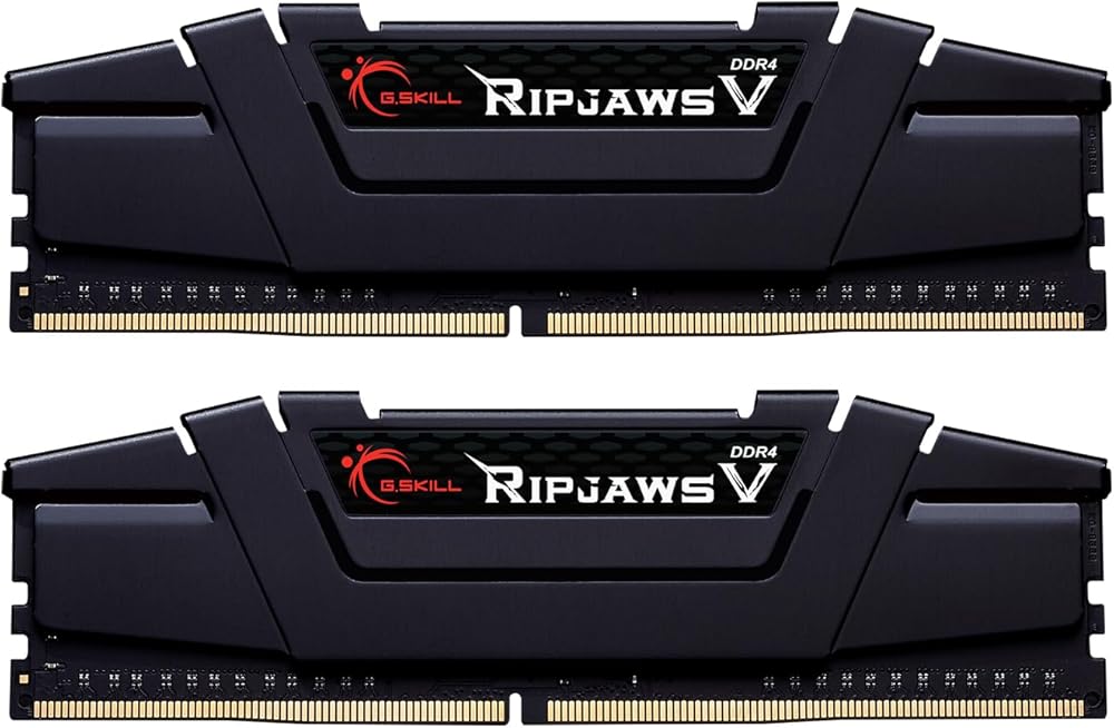 G.Skill RipJaws V Series, 128GB (4 x 32GB) DDR4-3200MHz CL16 Quad Channel Desktop Memory - View 1
