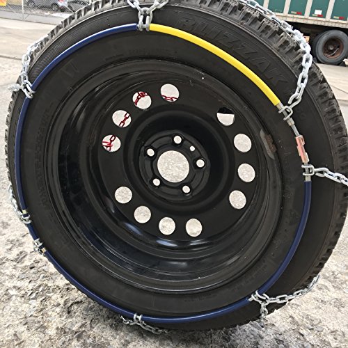 Tirechain.com 195/65R15 195/65 15 195/60R15 185-14 Tuv Diamond Tire Chains Set Of 2 #TOP3