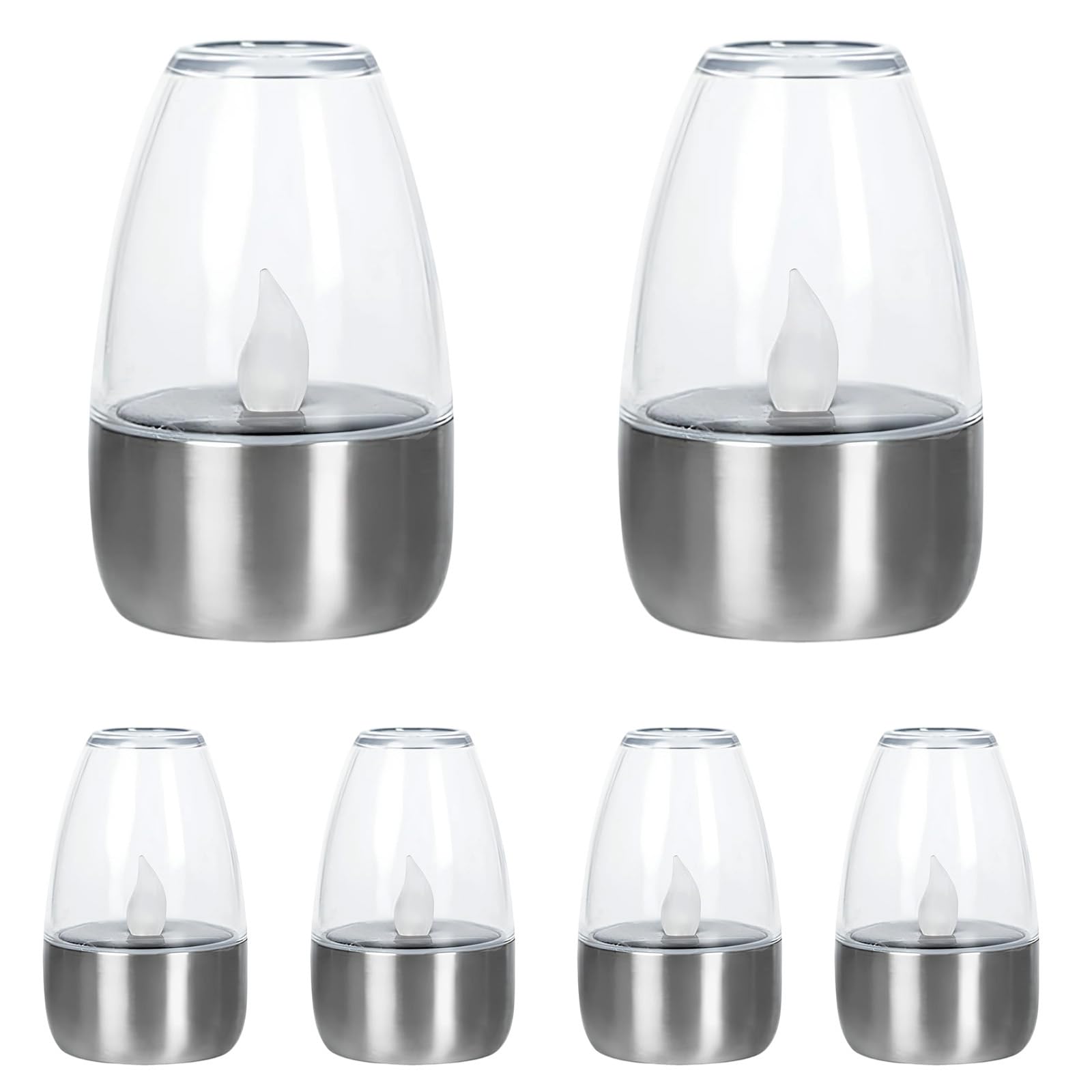 Velas solares para exteriores parpadeantes: crea un ambiente romántico en tu patio