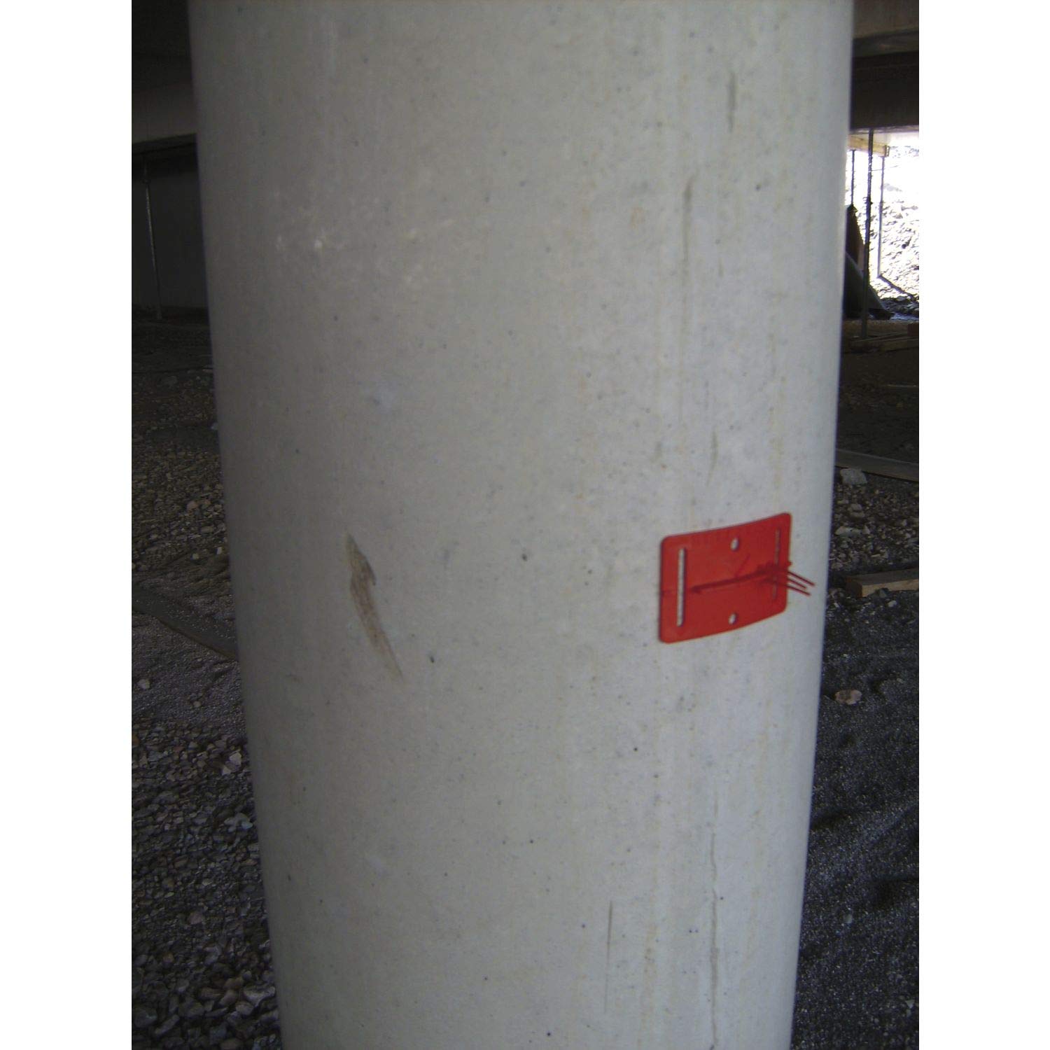 Secotec 67Rs21-Rot Meterriss-Plakette Selbstklebend Mit Pinsel Farbe, Rot