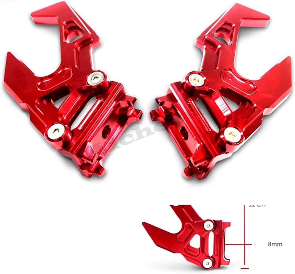 Accessories ACZ Motorcycle 1 Pair CNC Aluminum Modified Rear Fork Preload Spindle Chain Adjusters for Kawasaki Ninja ZX250R 300R - (Color: Gold)