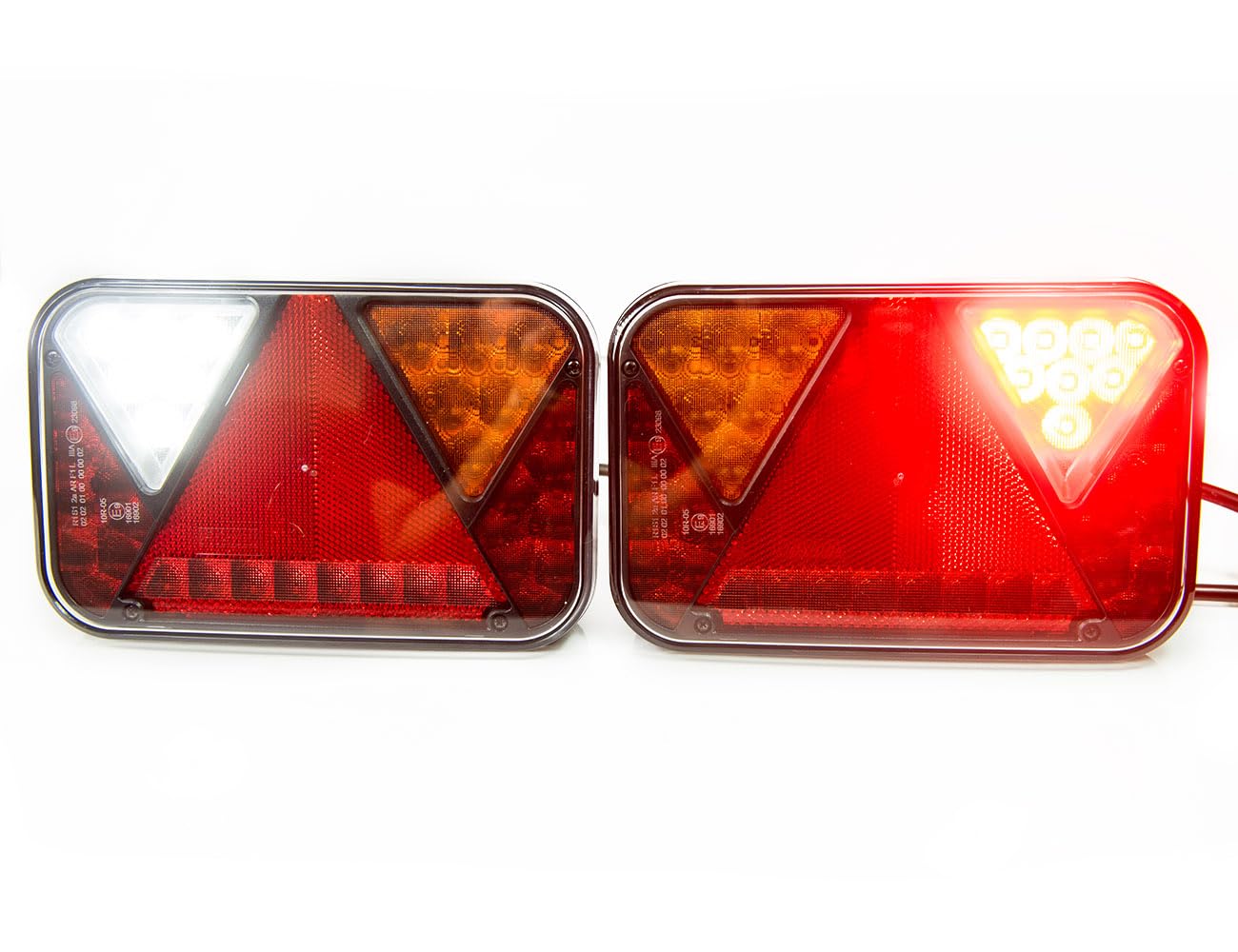 Tylne światło LED 12V prawe + lewe, 6 funkcji, przyczepa, samochód kempingowy