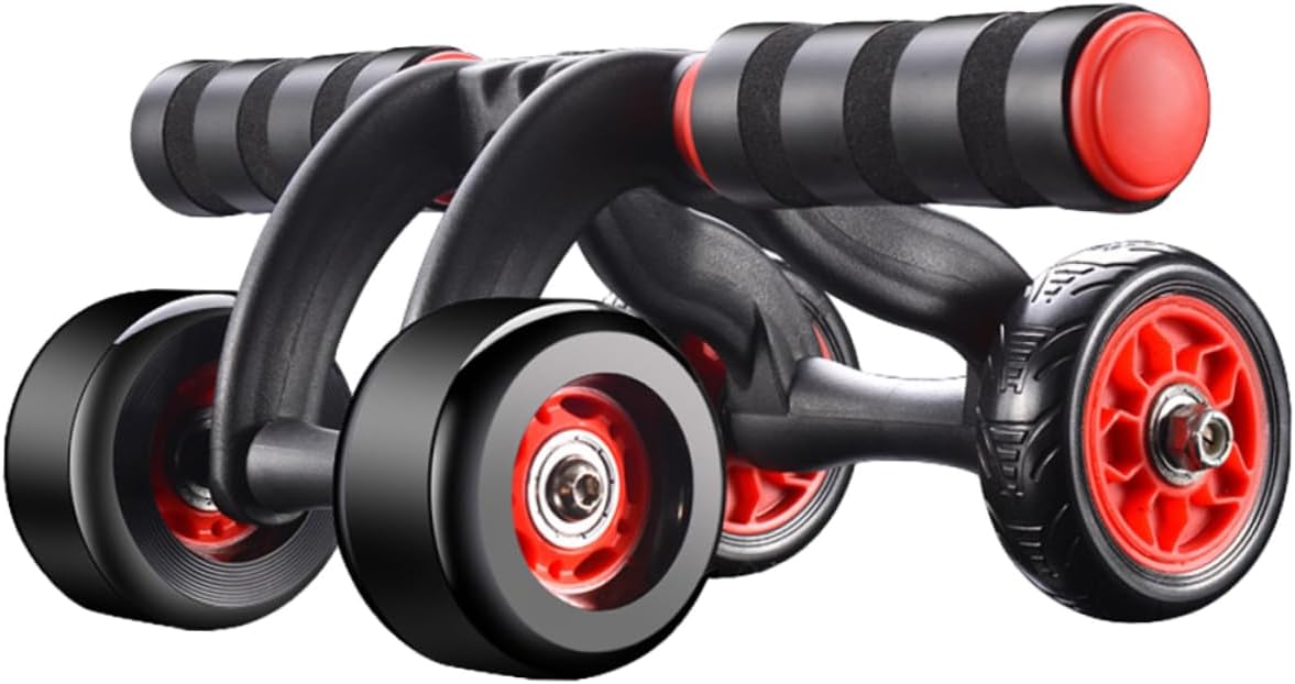 Abdominal Muscle Wheel Fitness Exercise Device Non-slip Handles for Comfort Lose Weight Equipment Home Gym Accessories Mute Fitness Roller