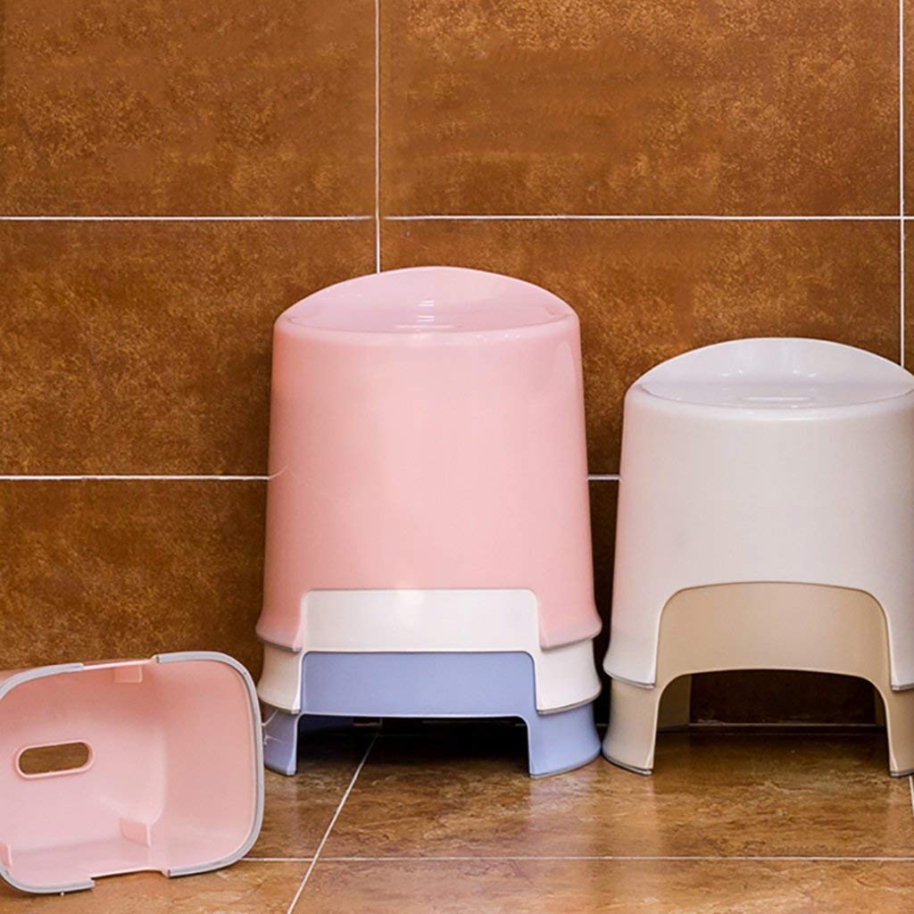 Fotel pod prysznic - ciężki plastikowy taboret toaletkowy i ławka na buty bezpieczny podnóżek łazienkowy dla osób starszych i niepoślizgowy kolor A
