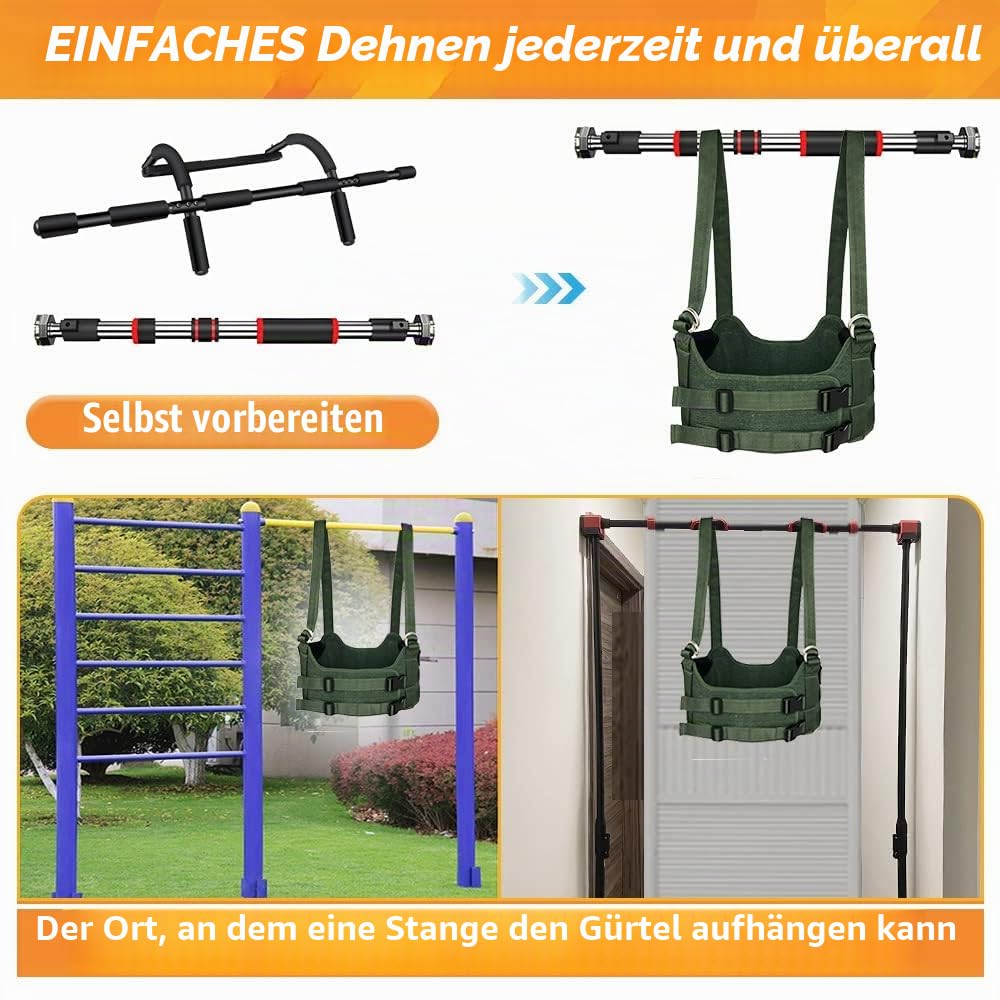 Rückentrage Lumbale Traktionsgerät Spinale Dekompression Maschine Lumbaler Gürtel für unteren Rückenschmerz Linderung Ischias Herniated Disc Back Ausrichtungsgerät (S 34~38)